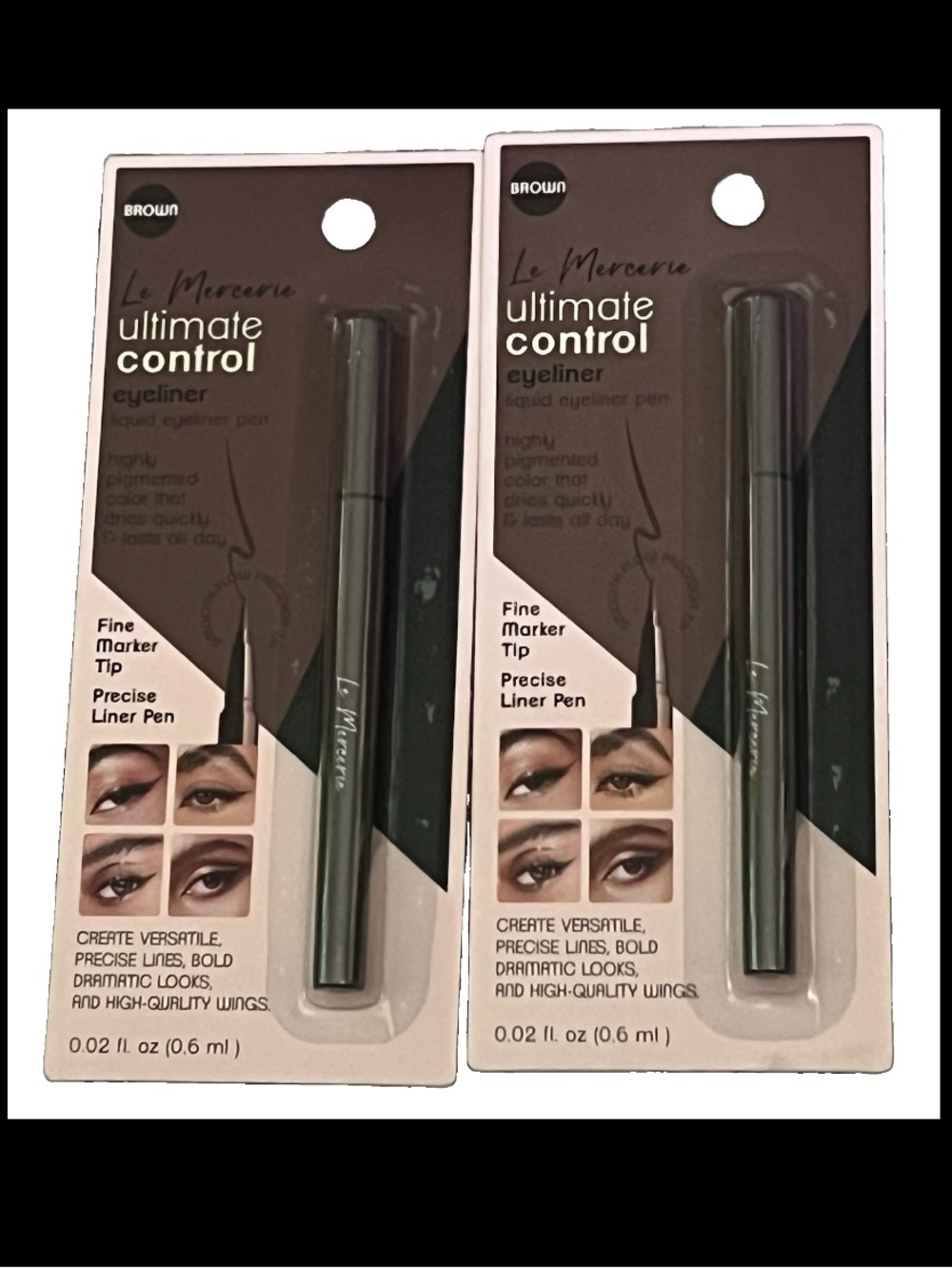 Le Mercerie Ultimate Control Liquid Eyeliner Pen - Brown